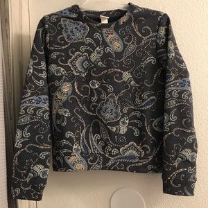 Vintage designed crew neck sweater